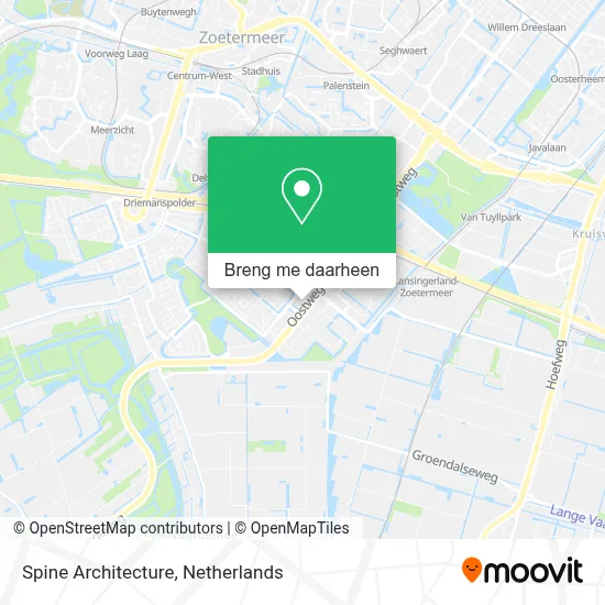 Spine Architecture kaart