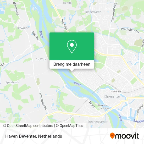 Haven Deventer kaart