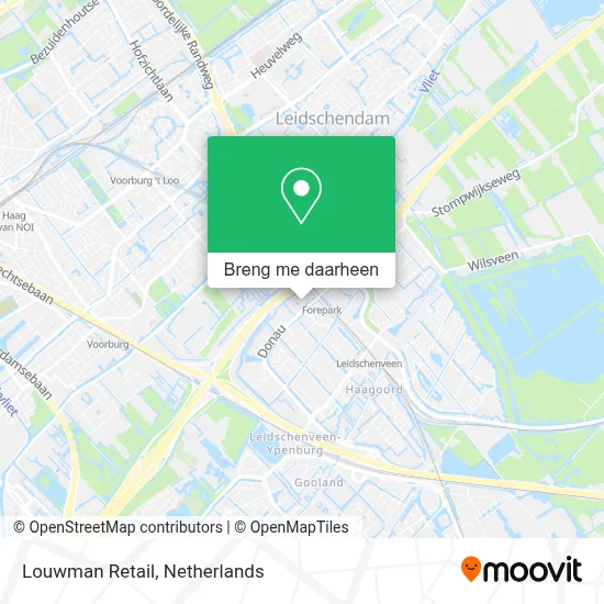 Louwman Retail kaart