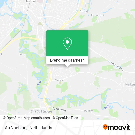 Ab Voetzorg kaart