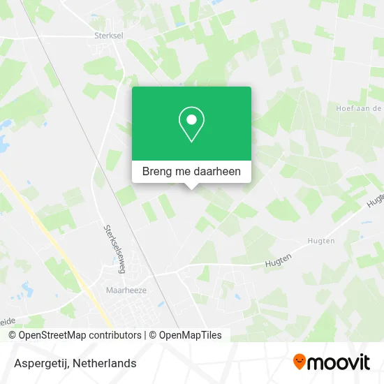 Aspergetij kaart