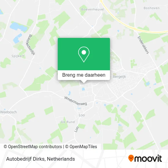 Autobedrijf Dirks kaart