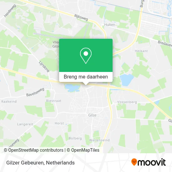 Gilzer Gebeuren kaart