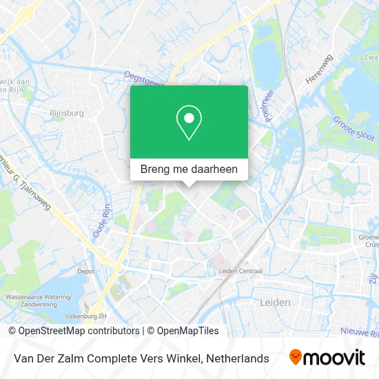 Van Der Zalm Complete Vers Winkel kaart