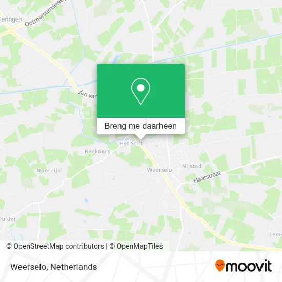 Weerselo kaart