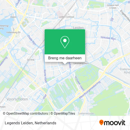 Legends Leiden kaart
