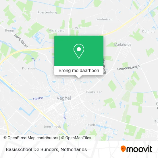 Basisschool De Bunders kaart