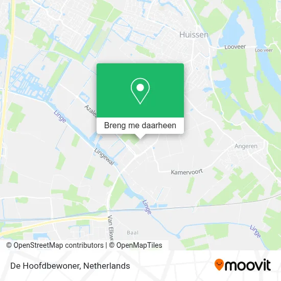 De Hoofdbewoner kaart