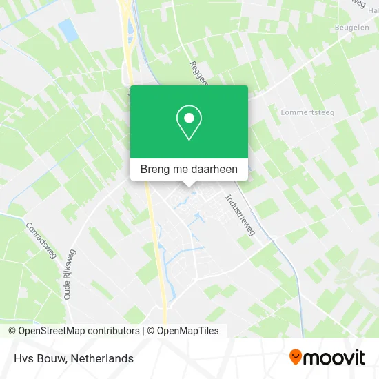 Hvs Bouw kaart