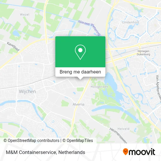 M&M Containerservice kaart