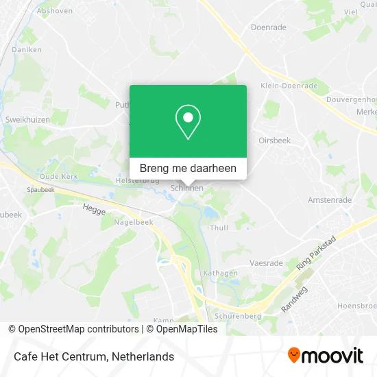 Cafe Het Centrum kaart