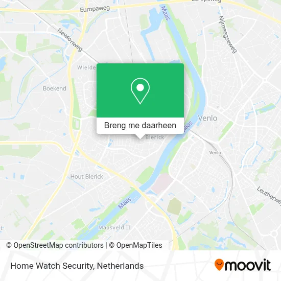 Home Watch Security kaart