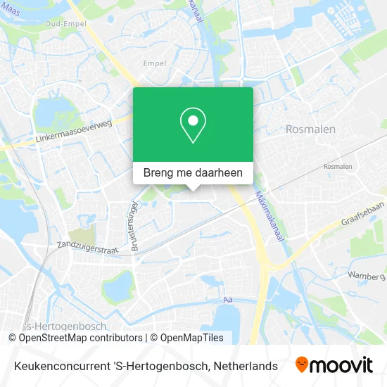 Keukenconcurrent 'S-Hertogenbosch kaart
