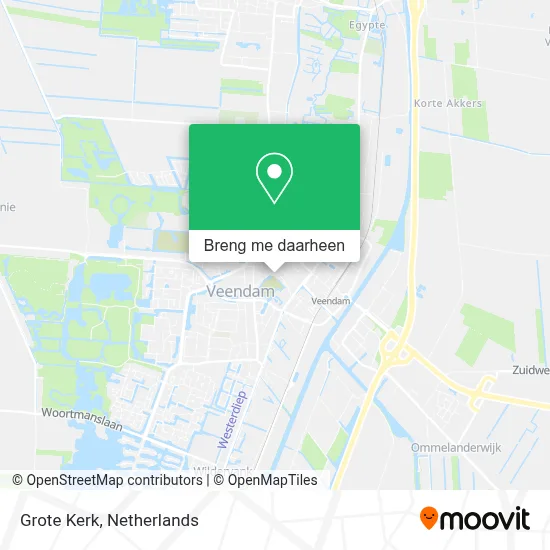 Grote Kerk kaart