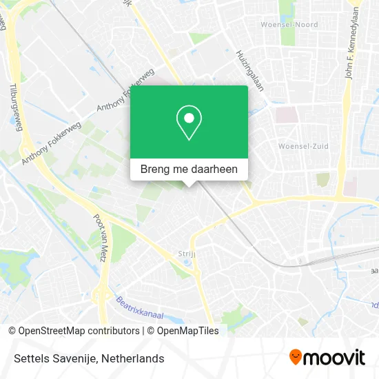 Settels Savenije kaart