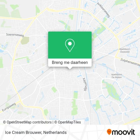 Ice Cream Brouwer kaart