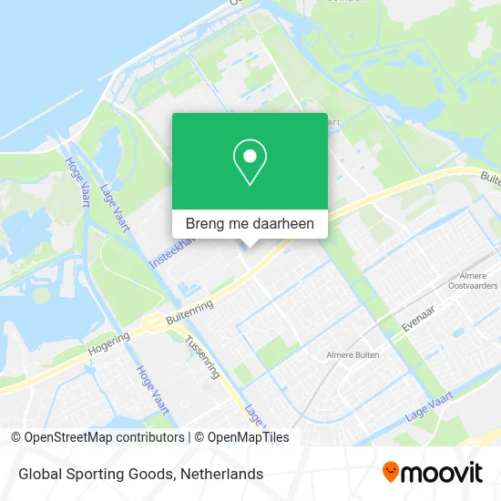 Global Sporting Goods kaart