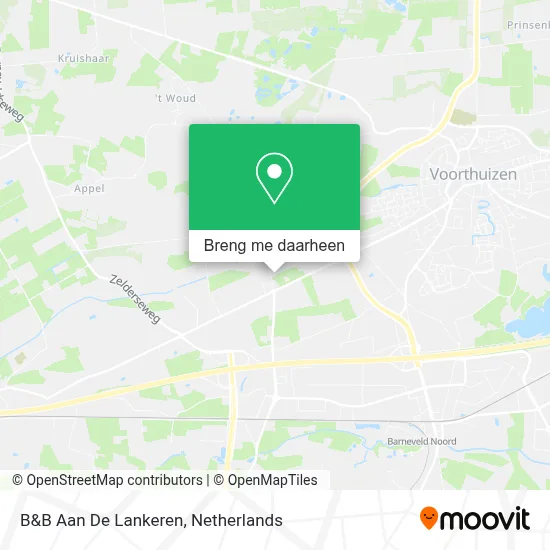 B&B Aan De Lankeren kaart
