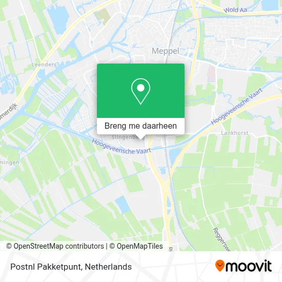 Postnl Pakketpunt kaart