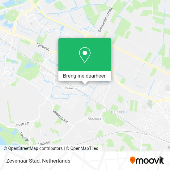 Zevenaar Stad kaart
