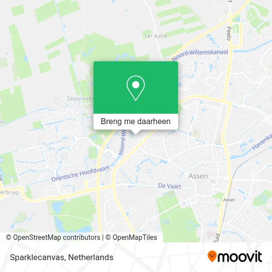 Sparklecanvas kaart