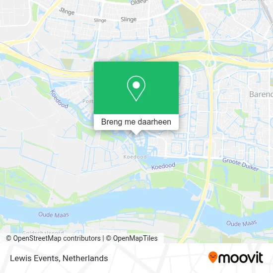 Lewis Events kaart