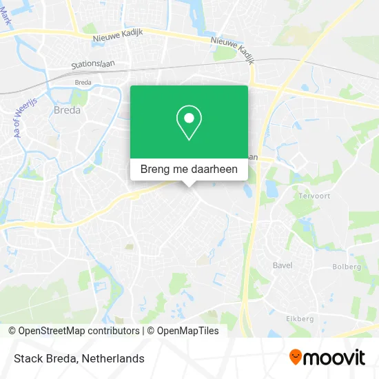 Stack Breda kaart