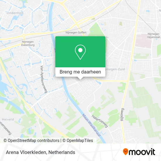 Arena Vloerkleden kaart