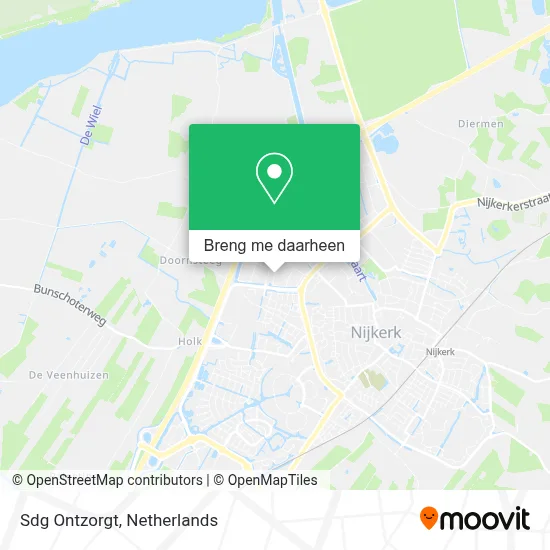 Sdg Ontzorgt kaart