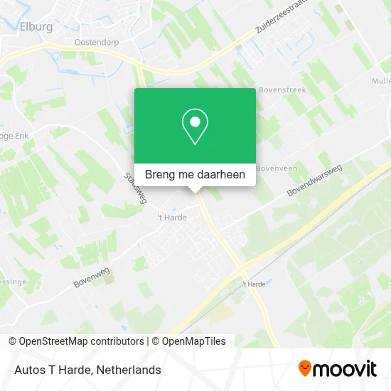Autos T Harde kaart