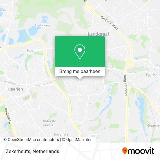 Zekerheuts kaart