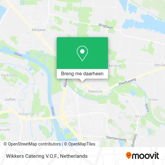 Wikkers Catering V.O.F. kaart