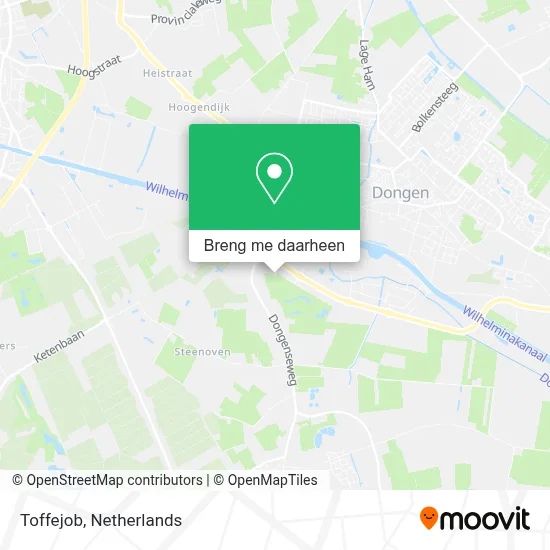 Toffejob kaart