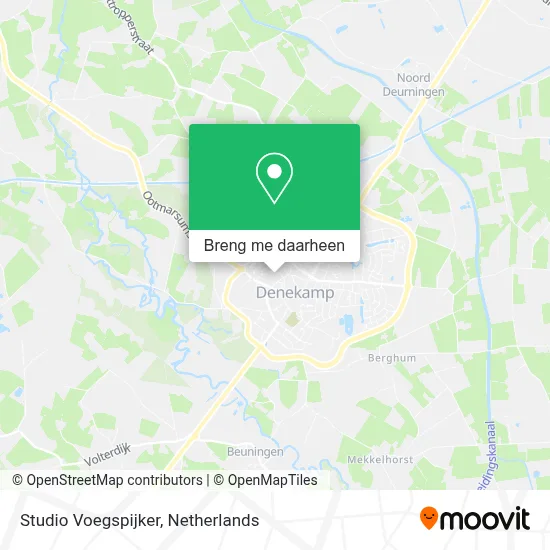 Studio Voegspijker kaart