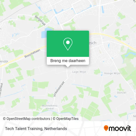 Tech Talent Training kaart