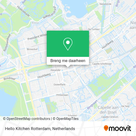 Hello Kitchen Rotterdam kaart
