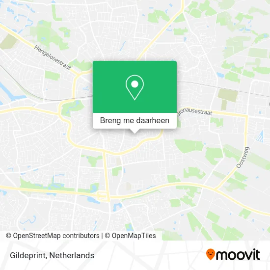 Gildeprint kaart