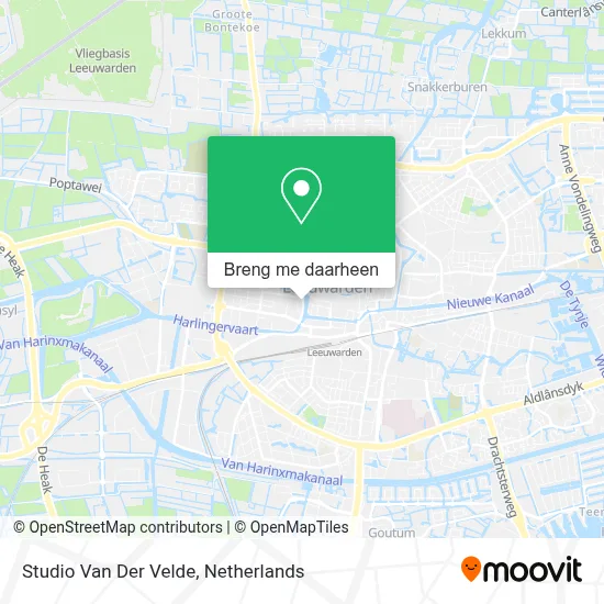 Studio Van Der Velde kaart