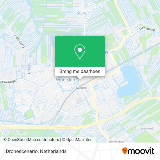 Dronescenario kaart