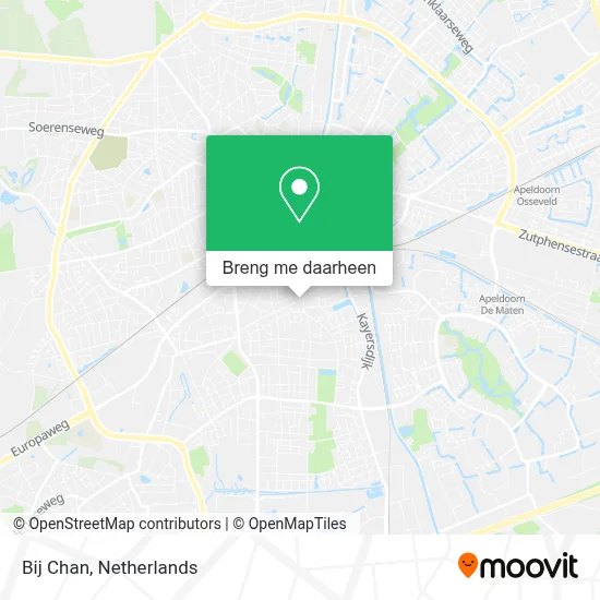 Bij Chan kaart