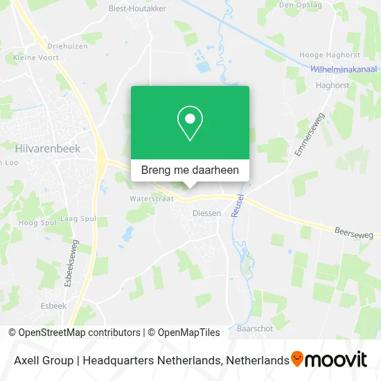 Axell Group | Headquarters Netherlands kaart