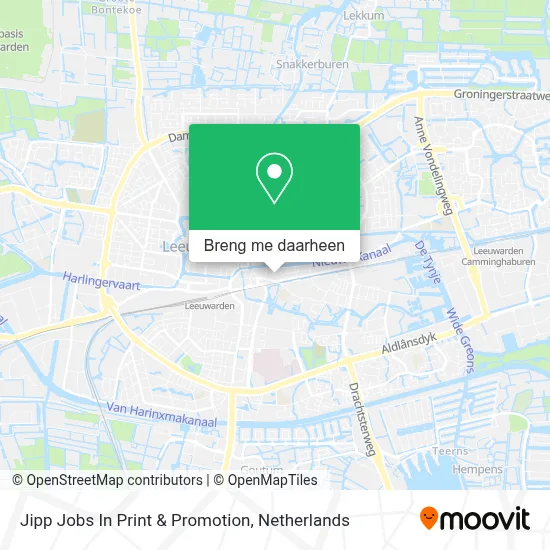 Jipp Jobs In Print & Promotion kaart