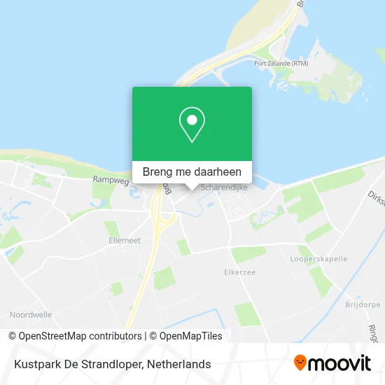Kustpark De Strandloper kaart