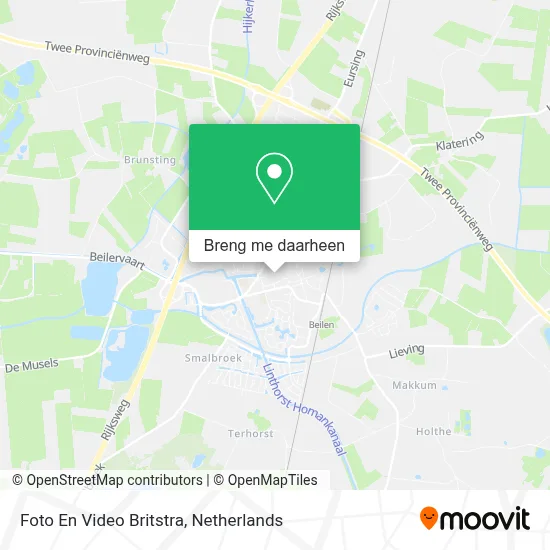 Foto En Video Britstra kaart