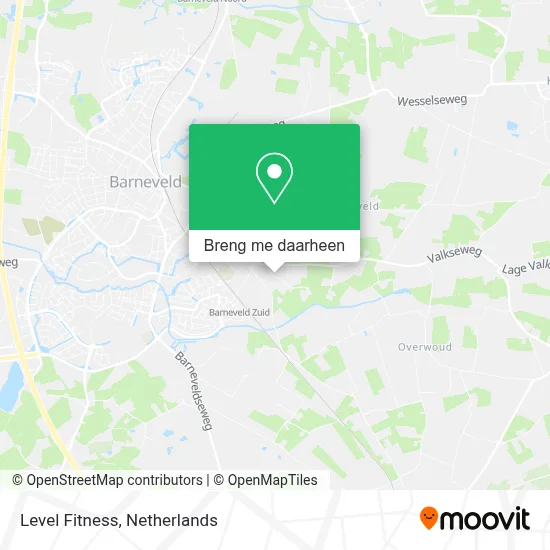 Level Fitness kaart