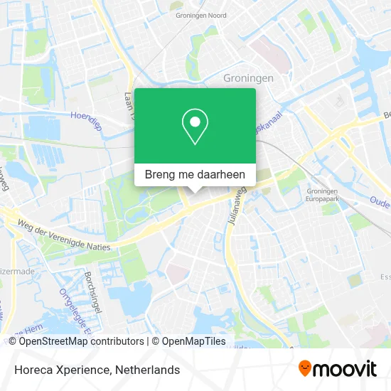 Horeca Xperience kaart