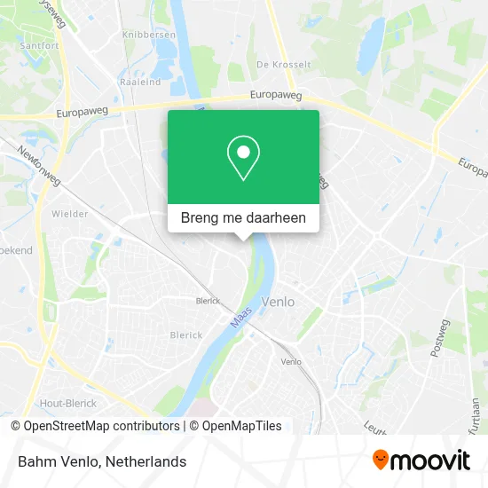 Bahm Venlo kaart