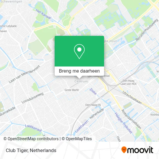 Club Tiger kaart
