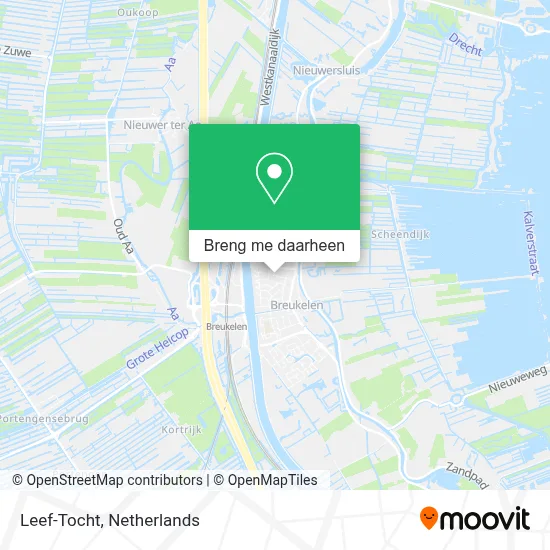 Leef-Tocht kaart