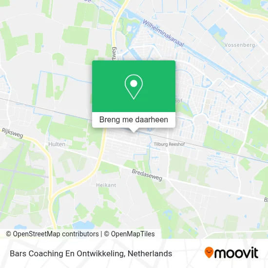 Bars Coaching En Ontwikkeling kaart